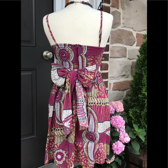 Flirty Magenta Sassy Summer Dress 🌺🏝 Small - Picture 6 of 8